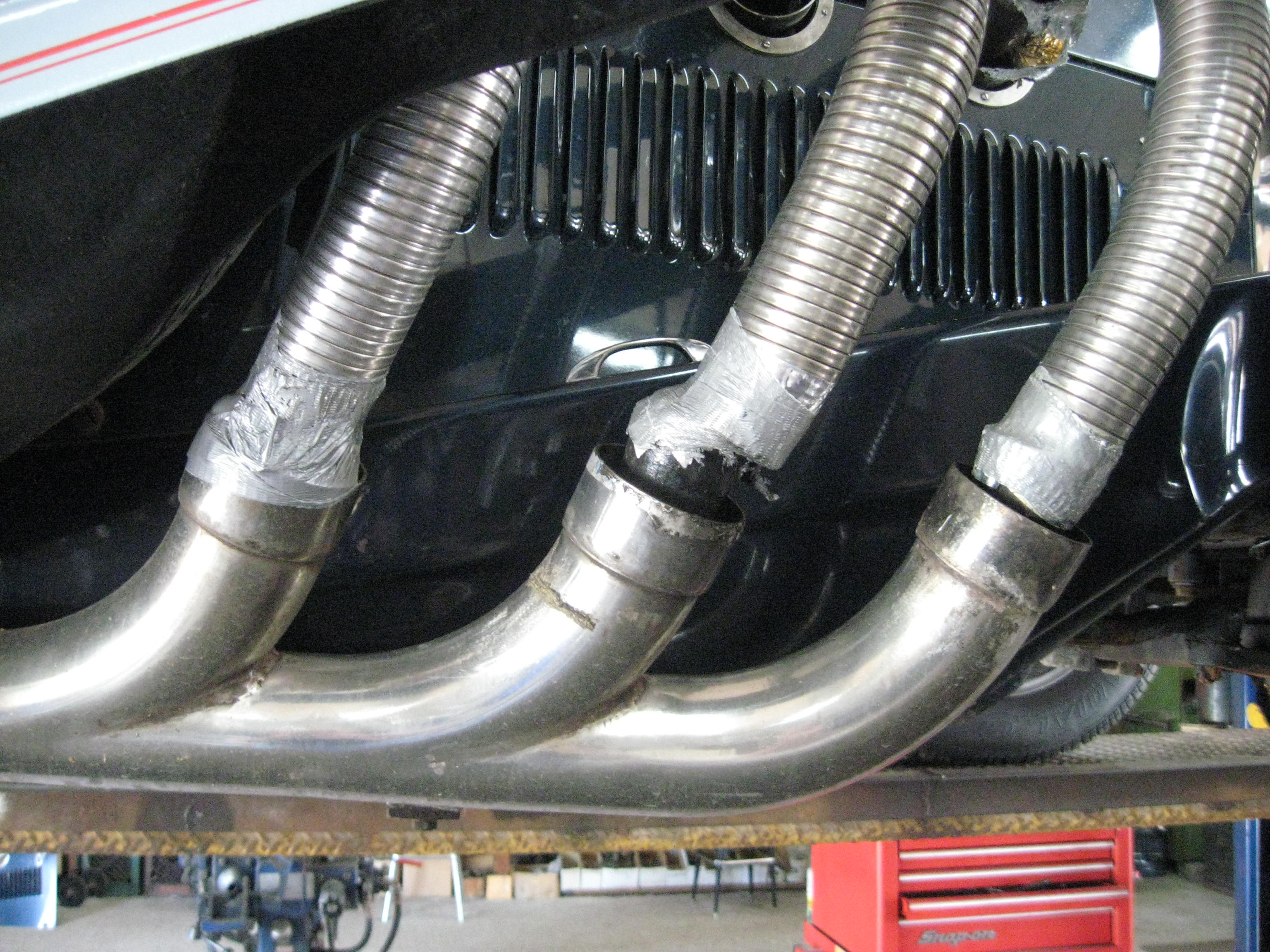 Automotive Exhaust Specialists work